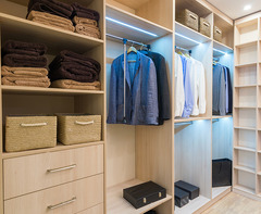 Mensola Squadrata Acero Finitura Real Wood Varie Misure - 2