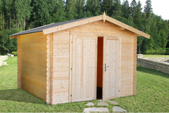 Casetta da Giardino in Legno d'Abete Nordico(28mm) - 295X295cm - Pavimento Escluso - ITALFROM01 - 4