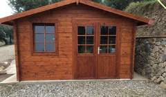 Casetta da Giardino in Legno d' Abete Nordico(28mm) - cm 380X320cm - Pavimento Escluso - ITALFROM03 - 3