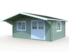 Casetta da Giardino in Legno d' Abete Nordico(44mm) - cm 510X390cm - ITALFROM42 - 5