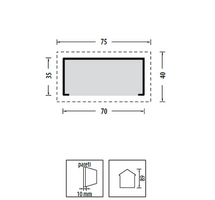 Armadio Debby in Legno - 70X35 cm  - ITALFROM 400 - 2