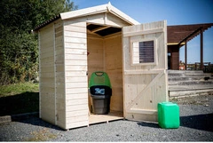 Casetta da Giardino Eden 1612 in Legno Massello non Trattato - cm 160x120cm - ITALFROM 418 - 4