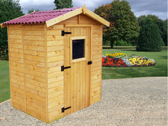 Casetta da Giardino Eden 1616 in Legno Massello non Trattato - cm 160x160cm - ITALFROM 419 - 4