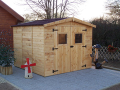 Casetta da Giardino Eden 2424 in Legno Massello non Trattato - cm 240x240cm - ITALFROM 422 - 3