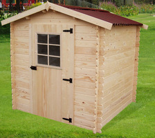 Casetta da Giardino Alpina 2020 in Legno Massello non Trattato - cm 195X195cm - ITALFROM 430 - 3