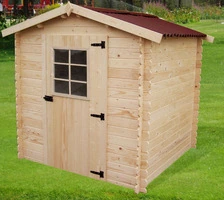 Casetta da Giardino Alpina 2020 in Legno Massello non Trattato - cm 195X195cm - ITALFROM 430 - 3