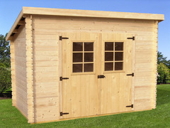 Casetta da Giardino Charente 3019 in Legno Massello non Trattato - cm 300x185cm - ITALFROM 433 - 3