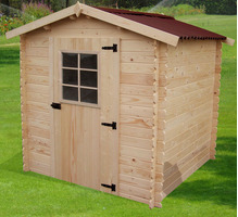 Casetta da Giardino Vaduz 2020 in Legno Massello non Trattato - cm 200x200cm - ITALFROM 434 - 3