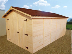 Garage Eden 2848 in Legno Massello non Trattato - cm 280x480cm - ITALFROM 435 - 3