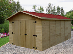 Garage Eden 2848 in Legno Massello non Trattato - cm 280x480cm - ITALFROM 435 - 4