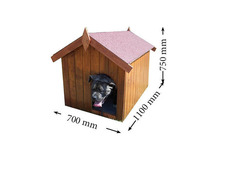 Cuccia per Cane in Legno Massello - 60X98 cm  - ITALFROM 439 - 2