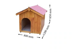 Cuccia per Cane in Legno Massello - 70X106 cm  - ITALFROM 440 - 2