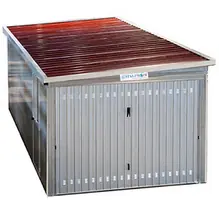 Box Garage Deposito Prefabbricato Coibentato in Acciaio Zincato 900x300 cm - 2