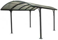 Carport/Tettoia per Auto in Alluminio e Policarbonato  - cm 485 X 300cm
