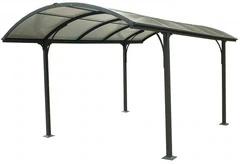 Carport/Tettoia per Auto in Alluminio e Policarbonato  - cm 485 X 300cm