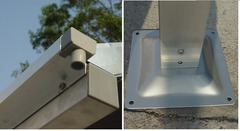 Carport/Tettoia per Auto in Alluminio e Policarbonato  - cm 485 X 300cm - 5