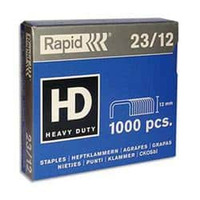 PUNTI RAP. 23/12 PER CUCITRICE ALTI SPESSORI CONF. 1000 PUNTI