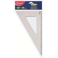 SQUADRETTE  MAPED TECHNIC  60°  36 CM  - CONF. 10 pz