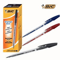 PENNE A SFERA BIC CRISTAL CLIC CONF. 20 PEZZI