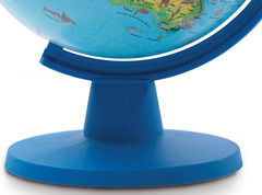 MAPPAMONDO MINI SAFARI  DIMENSIONI:  (DIAM. 16 cm) ( H 22cm)  CARTOGRAFIA RAPPRESENTATA DA ANIMALI - 3