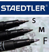 PENNARELLI INDELEBILI - STAEDTLER LUMOCOLOR 313 - PUNTA (S) SUPER FINE 0,4 mm - Conf. 10 pz - 2