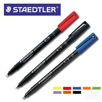 PENNARELLI INDELEBILI - STAEDTLER LUMOCOLOR 318 - PUNTA (F) FINE 0,6 mm - conf. 10 pz