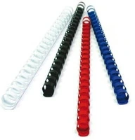 Spirali dorsi Plastici 8mm - Rilegatura - conf. 100 pz