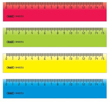 RIGHELLI COLORATI 15 cm  -  CONF. 48 pz - 2