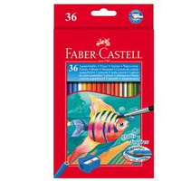 PASTELLI  FABER CASTELL- ACQUERELLABILI A 36 COLORI