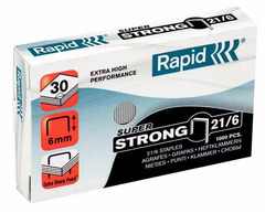 PUNTI RAPID  Super Strong 21/6  PER  CUCITRICE A PINZA RAPID S21 - CONF. 5000 PUNTI