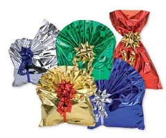 BUSTE REGALO - cm 15X25 - TINTA UNITA METALLIZZATE - conf. 50 pz