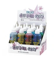 COLLA GLITTER CWR -COLORI ASSORTITI- FLACONI DA 60 ML - Conf. 12 pz