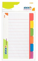 INDICIZZATORI NOTES PAGINE ADESIVI  STICK'N  - mm 100X150 - 60 FOGLI - COLORI NEON - ASSORTITI