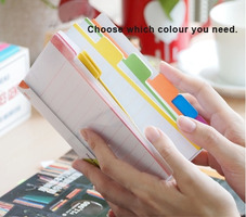 INDICIZZATORI NOTES PAGINE ADESIVI  STICK'N  - mm 100X150 - 60 FOGLI - COLORI NEON - ASSORTITI - 4