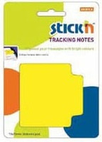 INDICIZZATORI NOTES PAGINE ADESIVI  STICK'N  - mm 70X70 - 50 FOGLI - COLORE NEON - GIALLO