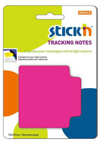 INDICIZZATORI NOTES PAGINE ADESIVI  STICK'N  - mm 70X70 - 50 FOGLI - COLORE NEON - ROSA