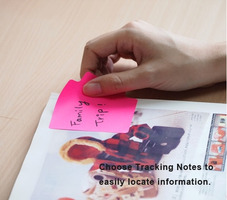 INDICIZZATORI NOTES PAGINE ADESIVI  STICK'N  - mm 70X70 - 50 FOGLI - COLORE NEON - ROSA - 4