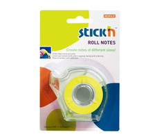 NASTRO MEMO ADESIVO  STICK'N  CON DISPENSER - mm 50 X mt 10 - COLORE ROSA NEON - 2