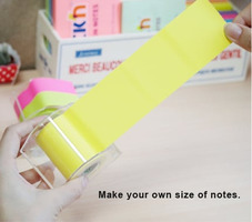 NASTRO MEMO ADESIVO  STICK'N  CON DISPENSER - mm 50 X mt 10 - COLORE ROSA NEON - 3