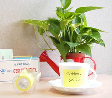 NASTRO MEMO ADESIVO  STICK'N  CON DISPENSER - mm 50 X mt 10 - COLORE ROSA NEON - 4