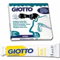 COLORI A TEMPERA 12ML GIOTTO  -  Conf 6 pz