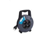 AVVOLGICAVO DOMESTICO MT 10 CON 4 PRESE SPINA 16A Sezione cavo 3x1 mm2