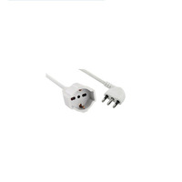 5 Pz- PROLUNGA 3 MT SPINA E PRESA GRANDE - BIANCO