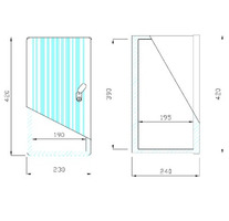 CASSETTA PER CONTATORE ENEL 1 POSTO - 2