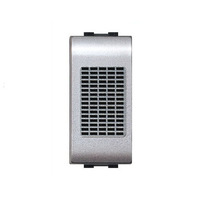 PULSANTE SUONERIA 220V 50HZ 8VA Nero/Grigio/Bianco - 2