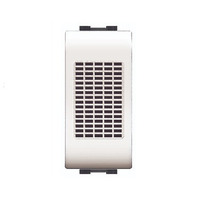 PULSANTE SUONERIA 220V 50HZ 8VA Nero/Grigio/Bianco - 3