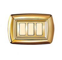 10 Pz- PLACCA A MURO COLOR ORO