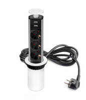 Multiconnettore estraibile Nero-Bianco-Grigio - 2