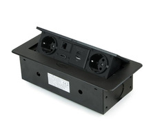 Multipresa Per Scrivania Nero-Bianco-Grigio