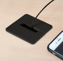 Pressacavo Per Tavolo Nero/Bianco - 3